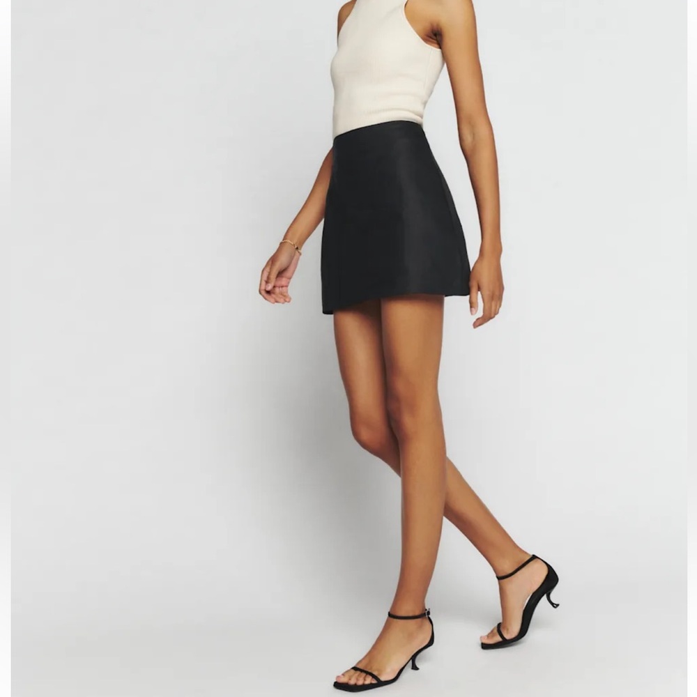 NWT Reformation Veranda Linen Skirt
